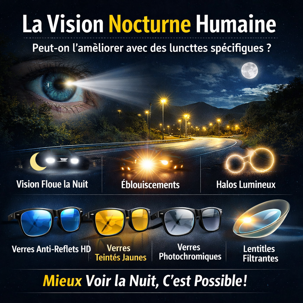 La vision nocturne humaine : peut-on l’améliorer avec des lunettes spécifiques ?