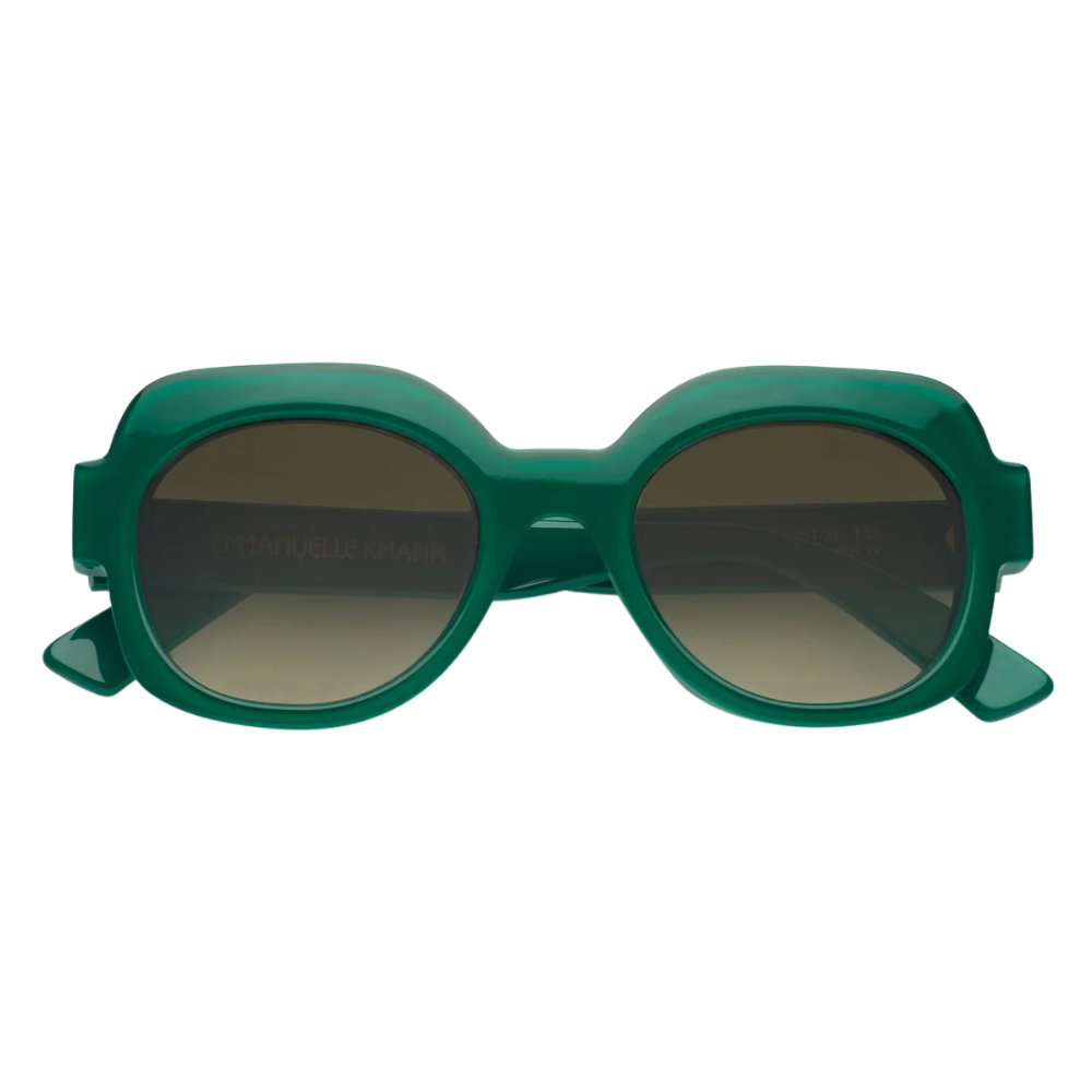 LUNETTES_DE_SOLEIL_EMMANUELLE_KHANH_SATIN_565_VERT_OPTICAL_AIRLINES_OPTICIEN_PARIS_BATIGNOLLES