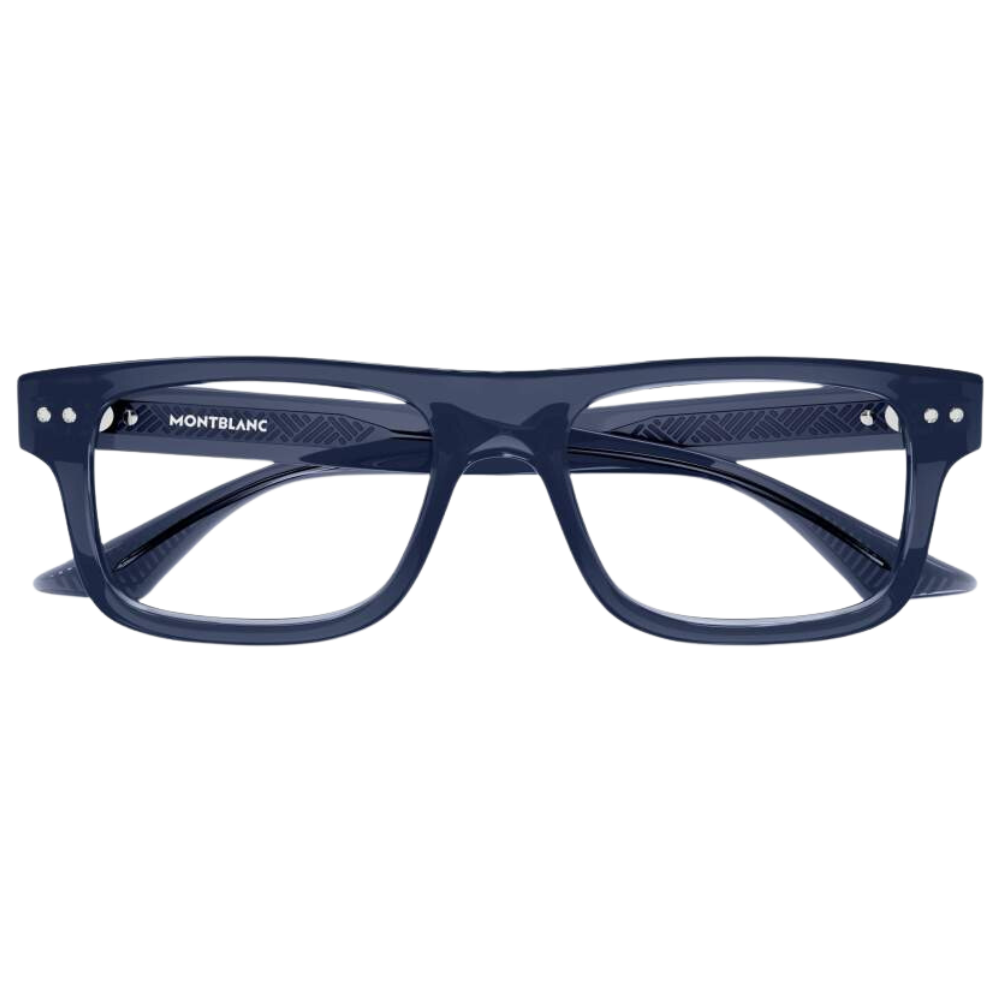 Lunettes De Vue Mont-Blanc 448 - Monture Dorée Cerclée - Taille 54 - Neuf Avec étiquettes - Fabriqué En Italie