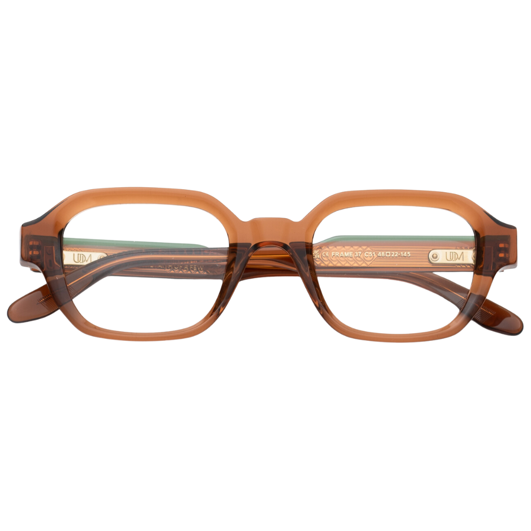 Lunette_de_vue_UDM_FRAME37_C51_BRUN_AMBER_OPTICALAIRLINES_OPTICIEN_PARIS